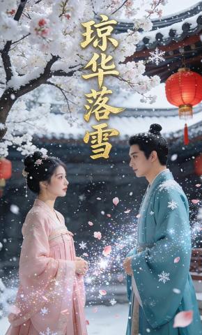 短剧《琼华落雪》海报