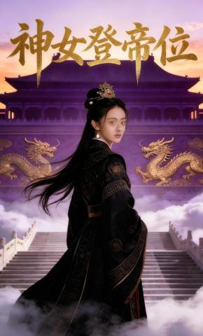 短剧《神女登帝位》海报