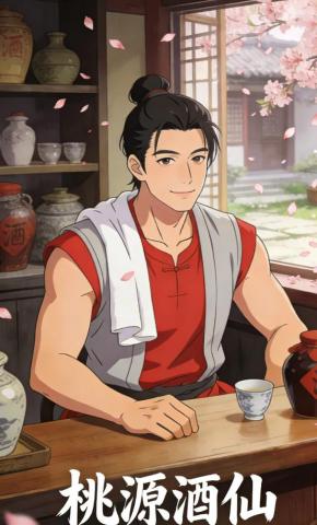 短剧《桃源酒仙》海报