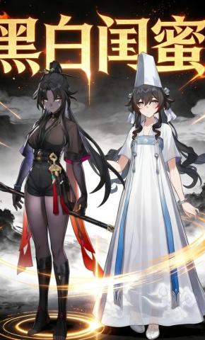 短剧《黑白闺蜜》海报