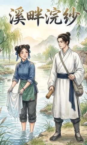 短剧《溪畔浣纱》海报