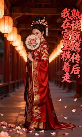 短剧《熟读甄嬛传后，我在宫里横着走》海报