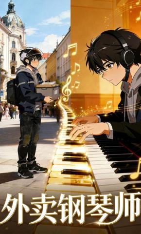 短剧《外卖钢琴师》海报