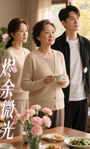 短剧《烬余微光》海报