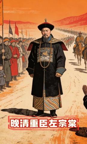 短剧《晚清重臣左宗棠》海报