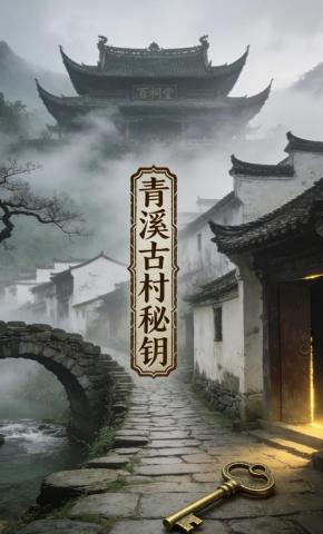 短剧《青溪古村秘钥》海报