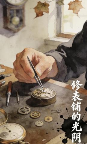 短剧《修表铺的光阴》海报