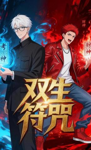 短剧《双生符咒》海报