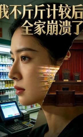 短剧《我不斤斤计较后，全家崩溃了》海报