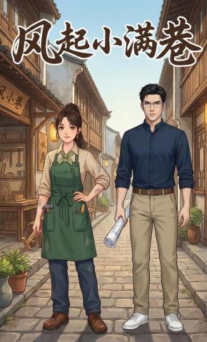 短剧《风起小满巷》海报