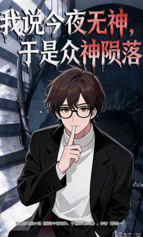 短剧《我说今夜无神，于是众神陨落》海报