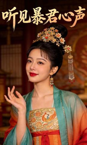 短剧《听见暴君心声》海报