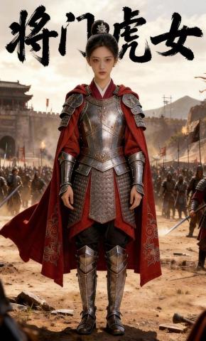 短剧《将门虎女》海报