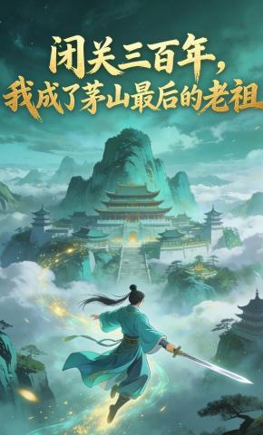 短剧《闭关三百年，我成了茅山最后的老祖》海报