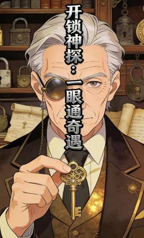 短剧《开锁神探：一眼通奇遇》海报