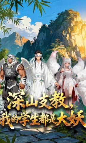 短剧《深山支教，我的学生都是大妖》海报