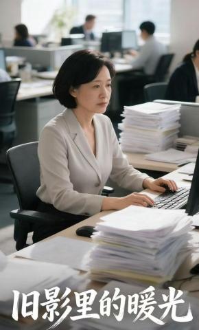 短剧《旧影里的暖光》海报
