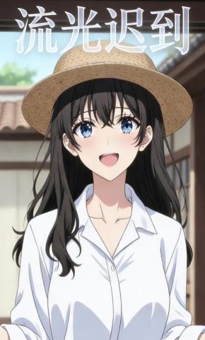 短剧《流光迟到》海报