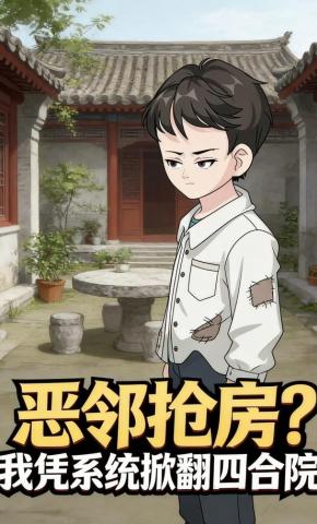 短剧《恶邻抢房？我凭系统掀翻四合院》海报