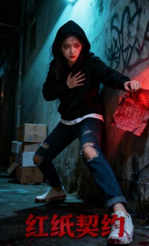 短剧《红纸契约》海报