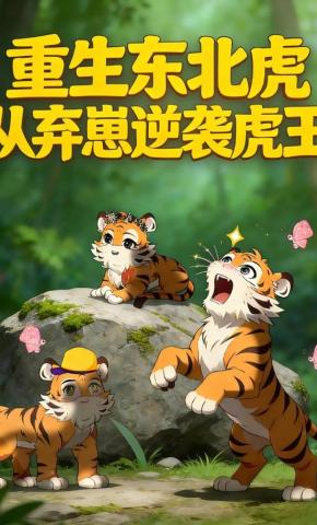 短剧《重生东北虎：从弃崽逆袭虎王》海报
