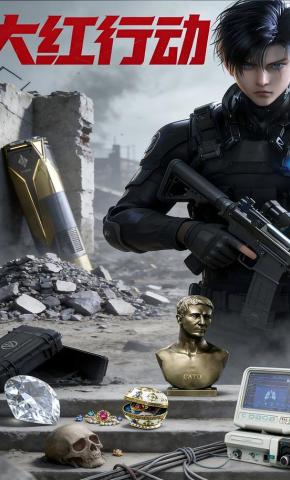 短剧《大红行动》海报