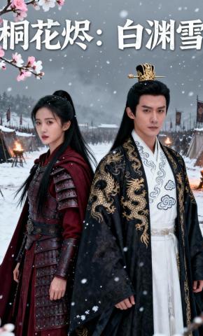 短剧《桐花烬：白渊雪》海报