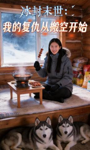 短剧《冰封末世：我的复仇从搬空开始》海报