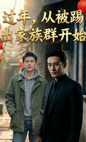 短剧《过年，从被踢出家族群开始》海报