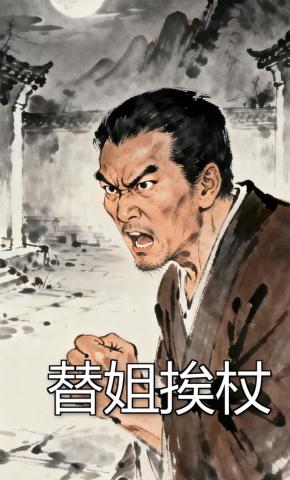 短剧《替姐挨杖》海报