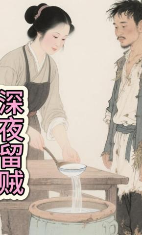 短剧《深夜留贼》海报