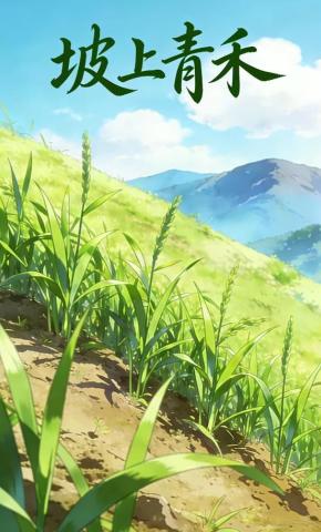 短剧《坡上青禾》海报