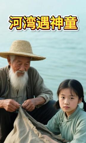 短剧《河湾遇神童》海报