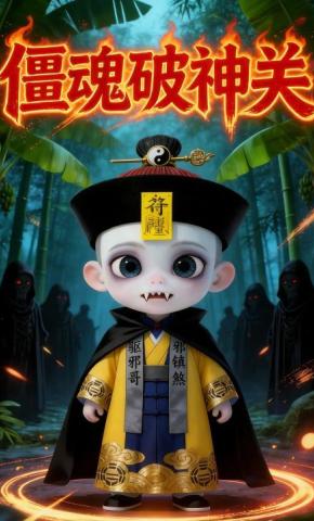 短剧《僵魂破神关》海报