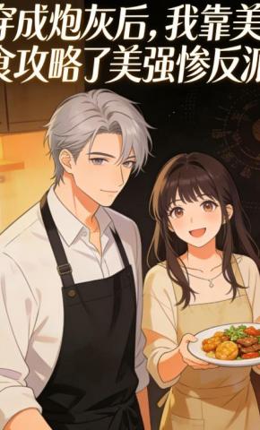 短剧《穿成炮灰后，我靠美食攻略了美强惨反派》海报