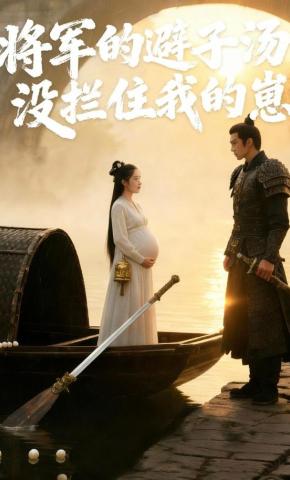 短剧《将军的避子汤，没拦住我的崽》海报