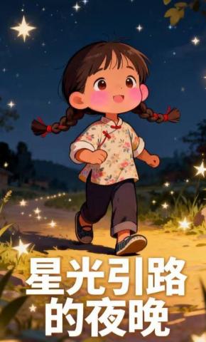 短剧《星光引路的夜晚》海报