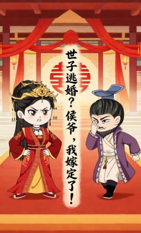 短剧《世子逃婚？侯爷，我嫁定了！》海报