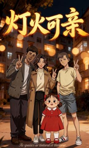 短剧《灯火可亲》海报