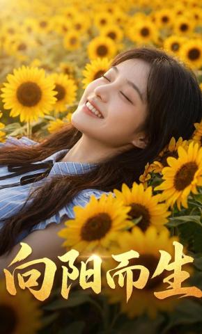 短剧《向阳而生》海报