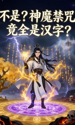 短剧《不是？神魔禁咒，竟全是汉字？》海报