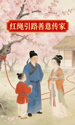 短剧《红绳引路善意传家》海报