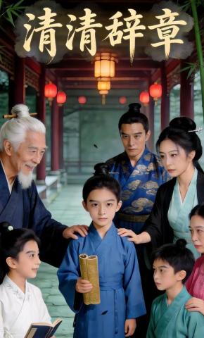短剧《清清辞章》海报