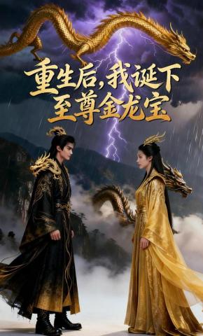短剧《重生后，我诞下至尊金龙宝》海报