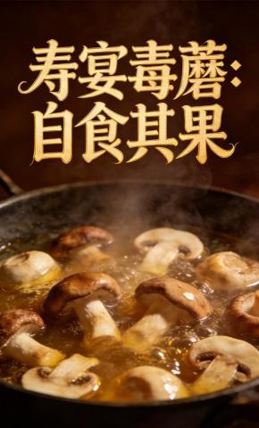 短剧《寿宴毒蘑：自食其果》海报