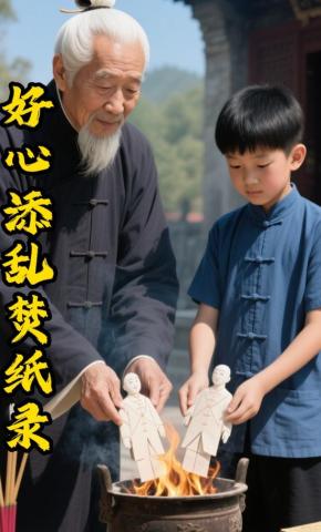 短剧《好心添乱焚纸录》海报