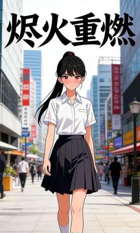 短剧《烬火重燃》海报