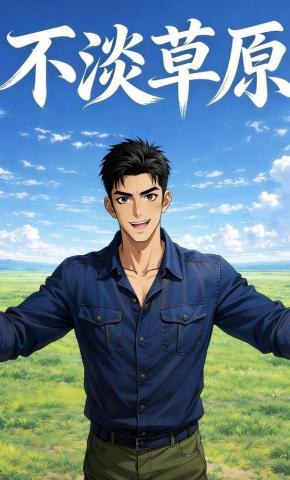短剧《不淡草原》海报