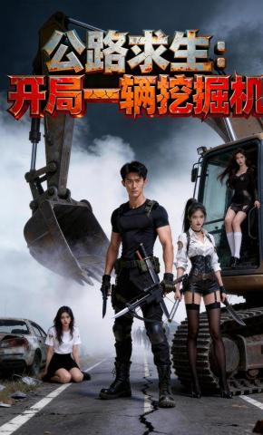 短剧《公路求生：开局一辆挖掘机》海报