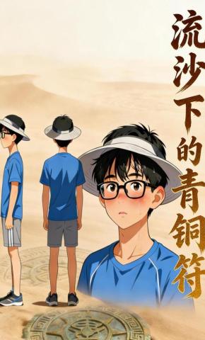 短剧《流沙下的青铜符》海报